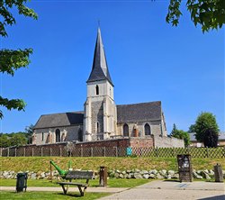 L'église Saint-Aubin - Saint-Aubin-le-Cauf